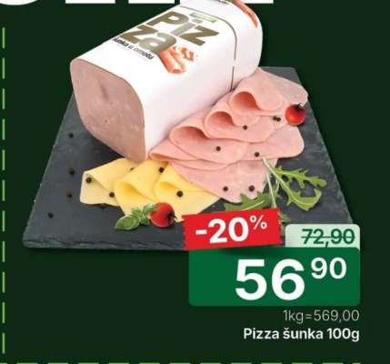 Pizza sunka 100g