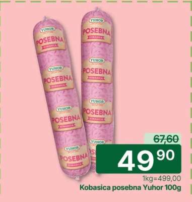Kobasica posebna Yuhor 100g