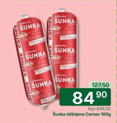 Šunka stisnjena Carnex 100g