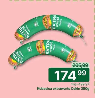 Kobasica extrawurts Cekin 350g