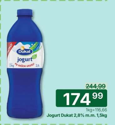 Jogurt Dukat 2,8% m.m.