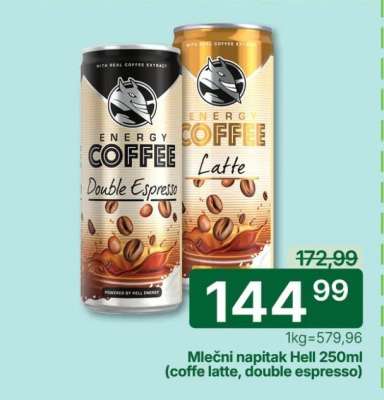 Mlečni napitak Hell 250ml