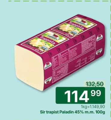 Sir trapist Paladin 45% m.m. 100g