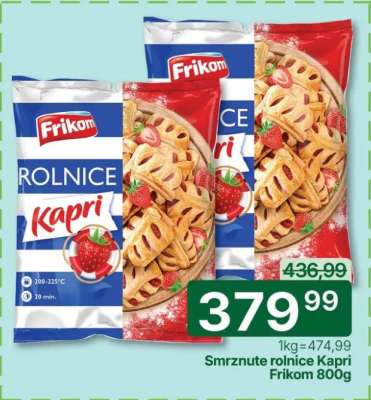 Smrznute rolnice Kapri Frikom, 800g