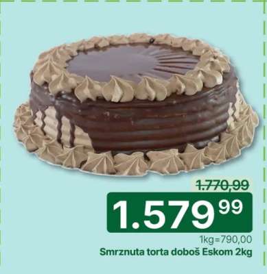 Smrznuta torta doboš Eskom 2kg