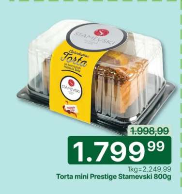 Torta mini prestige Stamevski 800g