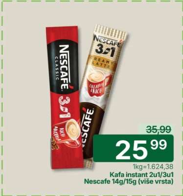 Nescafe 2u1/3u1