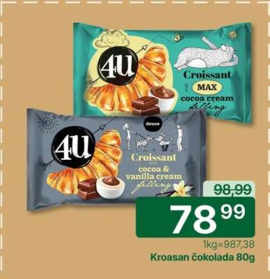 Kroasan čokolada 80g