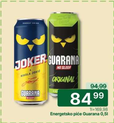 Energetsko piće Guarana 0,5l
