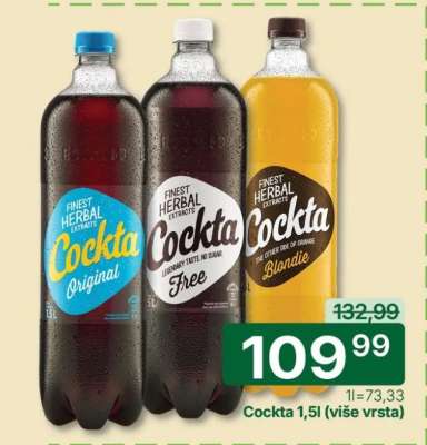 Cockta 1,5l (više vrsta)