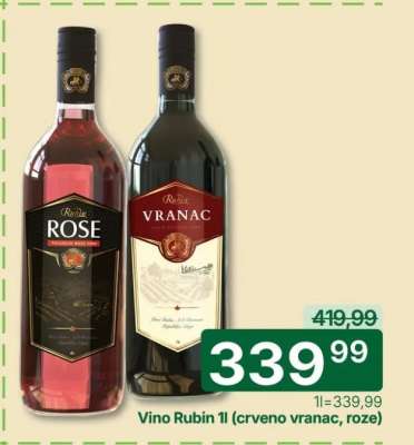 Vino Rubin 1l