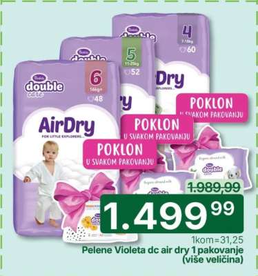 Pelenе violeta dc air dry 1 pakovanje