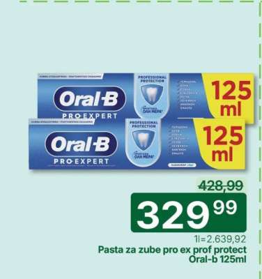 Pasta za zube pro ex prof protect Oral-b 125ml
