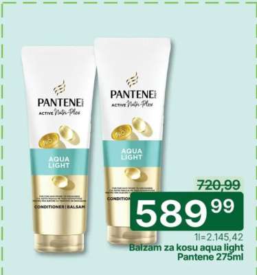 Balzam za kosu Aqua light Pantene 275ml