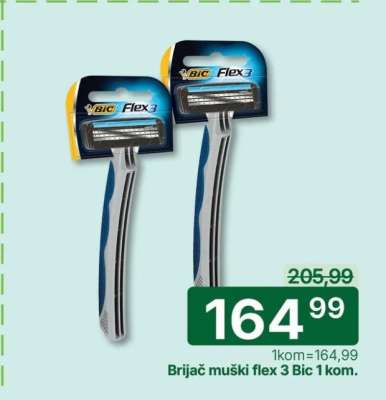 Brijač muški flex 3 BIC 1 kom.