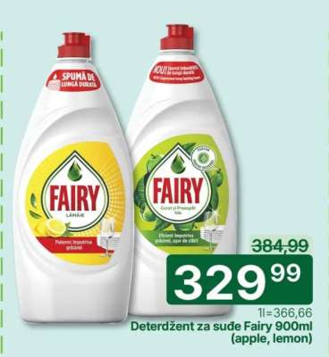 Deterdžent za sude Fairy 900ml