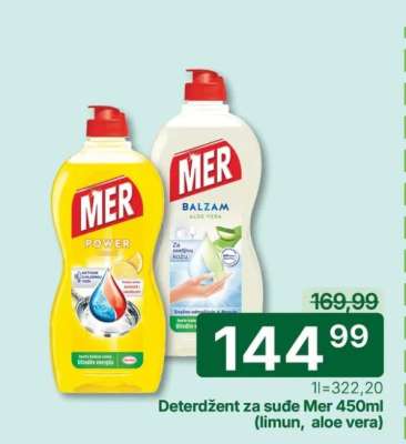 Deterdžent za suđe Mer 450ml