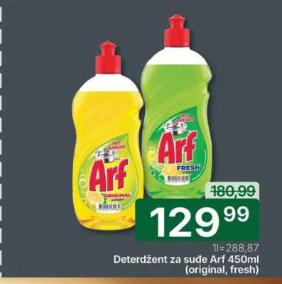 Deterdžent za sude Arf 450ml