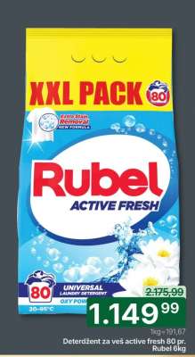 Deterdžent za veš active fresh 80 pr.