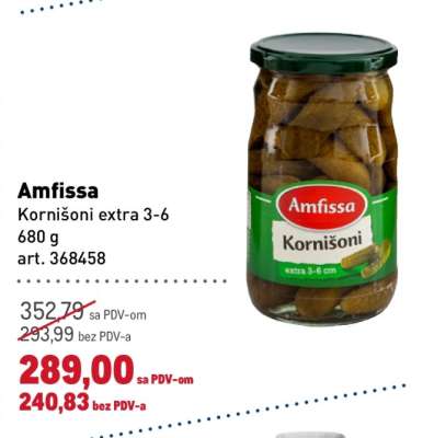 Amfissa Kornišoni extra 3-6