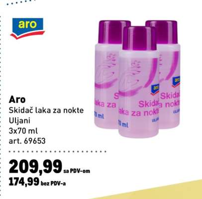 Aro Skidač laka za nokte