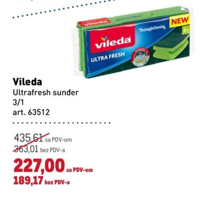 Vileda Ultrafresh sunder 3/1
