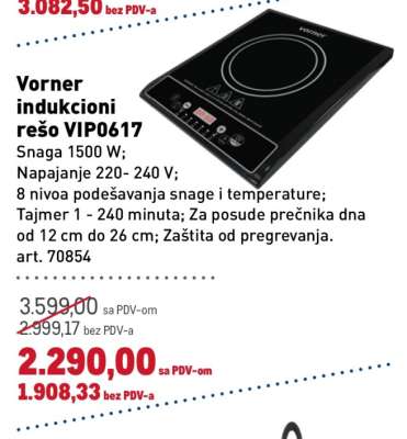 Vorner indukcioni rešo VIP0617