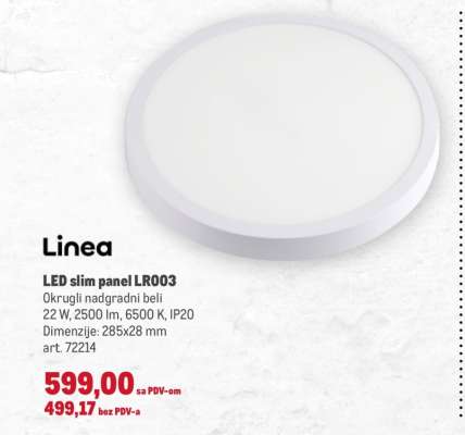 LED slim panel LR003