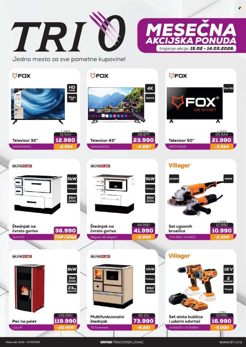 Tri O katalog - 15.02.2026 - 14.03.2026.