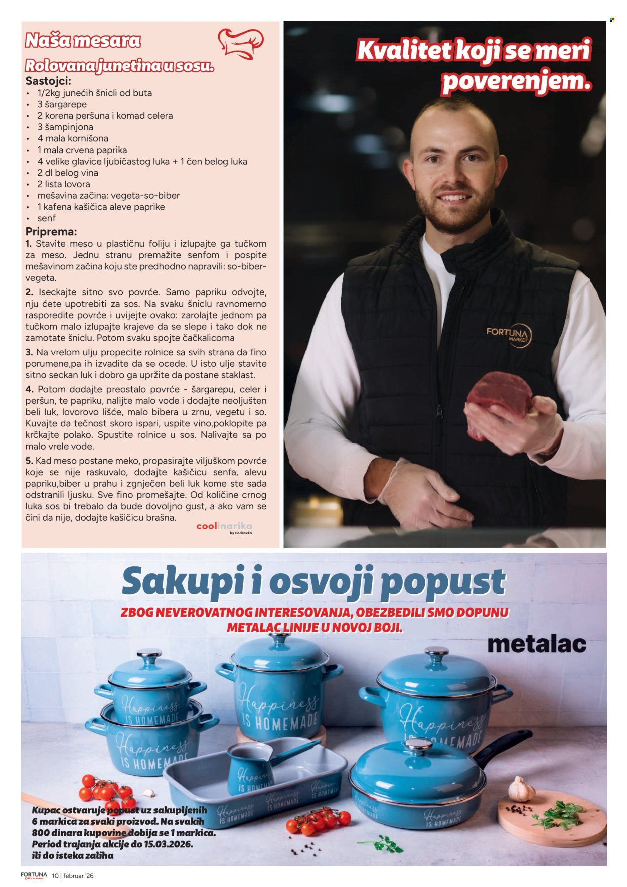 Fortuna Market katalog - 10.02.2026 - 28.02.2026. Stranica 10