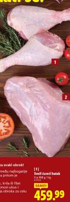 Sveži ćureći batak