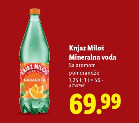 Knjaz Miloš Mineralna voda