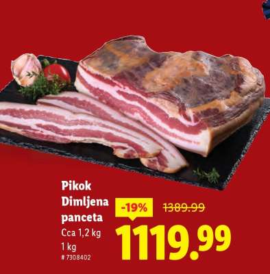 Pikok Dimljena panceta