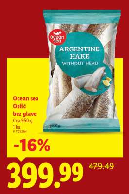 Ocean Sea Argentine Hake