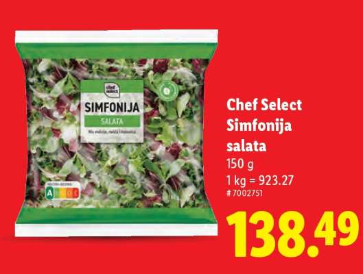 Chef Select Simfonija salata