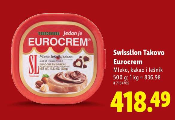 Swisslion Takovo Eurocrem