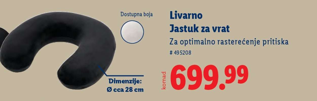 Livarno Jastuk za vrat