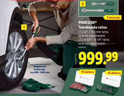 Parkside Teleskopska račna