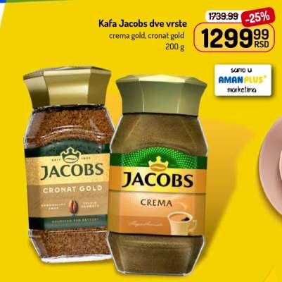 Kafa Jacobs dve vrste