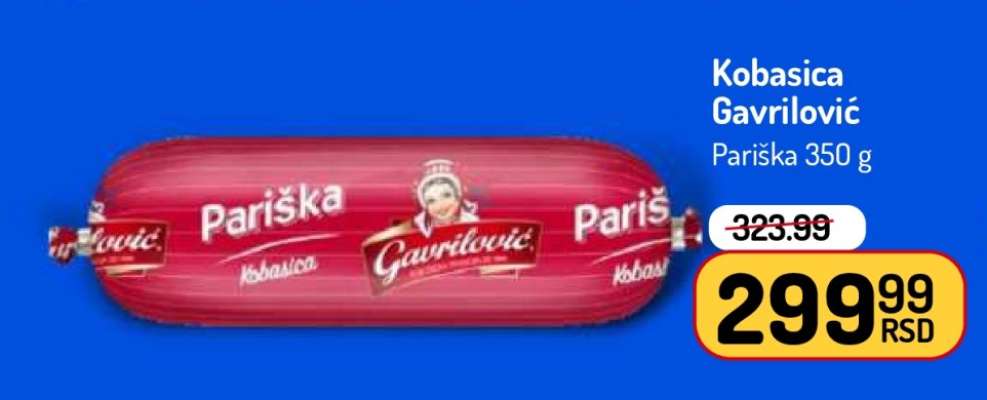 Kobasica Gavrilović Pariška 350 g