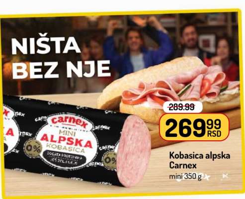 Kobasica alpska Carnex