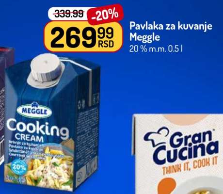 PAVLAKA ZA KUVANJE Meggle