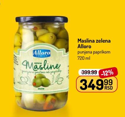 Maslina zelena Alloro