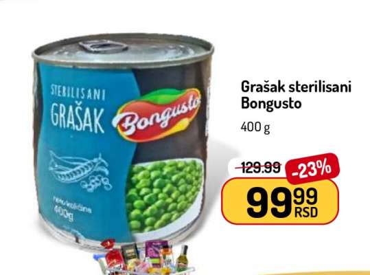 Grašak sterilisanı Bongusto