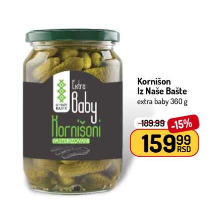 Kornišon Iz Naše Bašte