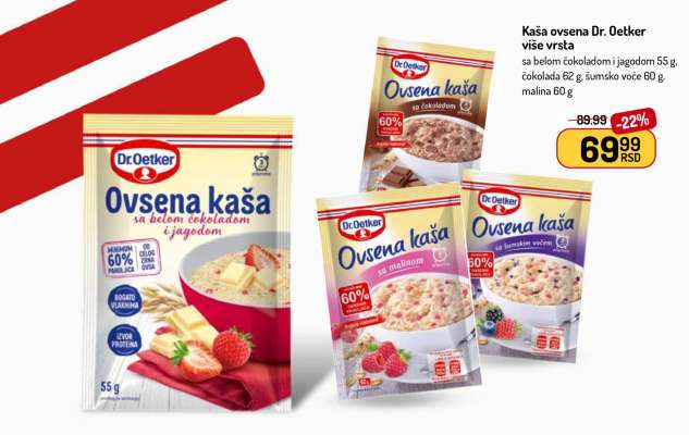 Kaša ovsena Dr. Oetker