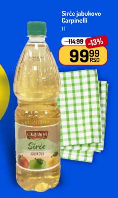 Sirće jabukovo Carpinelli