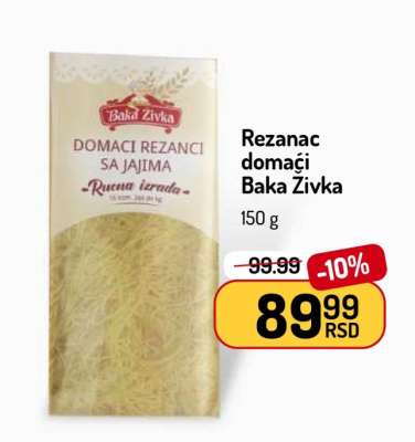 Rezanci domaći Baka Živka