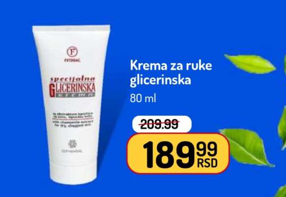 Krema za ruke glicerinska