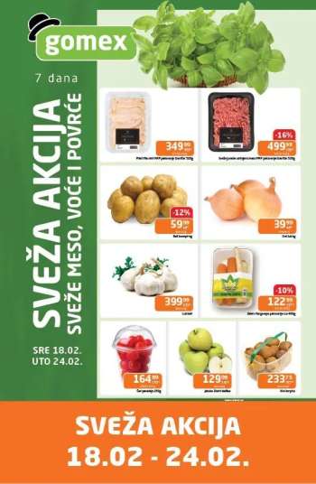 Gomex katalog - 18.02.2026 - 24.02.2026.